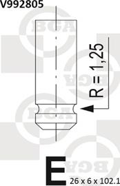 BGA V992805 - Valvola di scarico autozon.pro