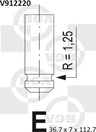 BGA V912220 - Valvola di aspirazione autozon.pro