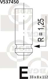 BGA V537450 - Valvola di scarico autozon.pro