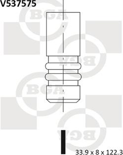 BGA V537575 - Valvola di aspirazione autozon.pro