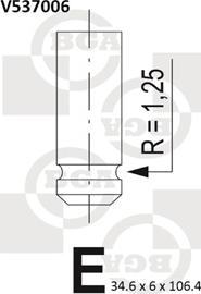 BGA V537006 - Valvola di aspirazione autozon.pro