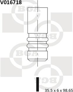 BGA V016718 - Valvola di aspirazione autozon.pro