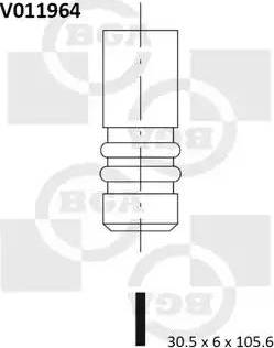 BGA V011964 - Valvola di scarico autozon.pro