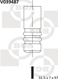 BGA V039487 - Valvola di scarico autozon.pro