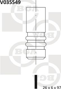 BGA V035549 - Valvola di aspirazione autozon.pro