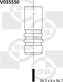 BGA V035550 - Valvola di scarico autozon.pro