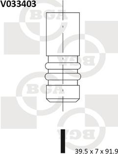 BGA V033403 - Valvola di aspirazione autozon.pro