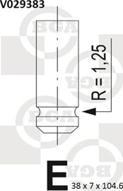 BGA V029383 - Valvola di aspirazione autozon.pro