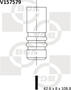 BGA V157579 - Valvola di aspirazione autozon.pro