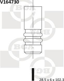 BGA V164730 - Valvola di aspirazione autozon.pro