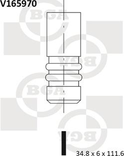 BGA V165970 - Valvola di aspirazione autozon.pro