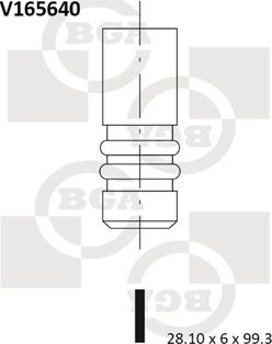 BGA V165640 - Valvola di aspirazione autozon.pro