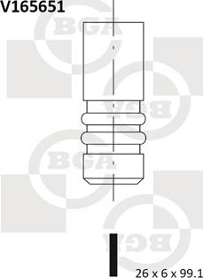 BGA V165651 - Valvola di scarico autozon.pro