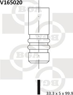 BGA V165020 - Valvola di aspirazione autozon.pro