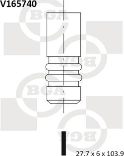 BGA V165740 - Valvola di aspirazione autozon.pro