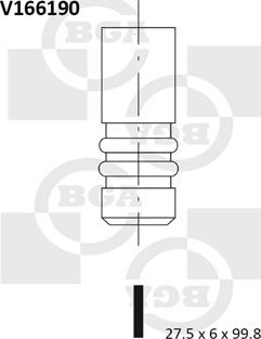 BGA V166190 - Valvola di aspirazione autozon.pro