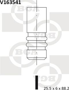 BGA V163541 - Valvola di scarico autozon.pro