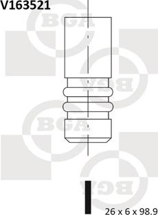 BGA V163521 - Valvola di scarico autozon.pro