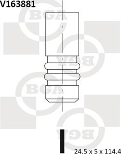 BGA V163881 - Valvola di scarico autozon.pro