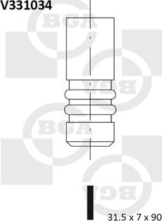 BGA V331034 - Valvola di scarico autozon.pro