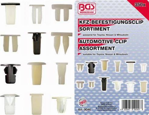 BGS 9046 - Kit clip d'arresto, Carrozzeria autozon.pro