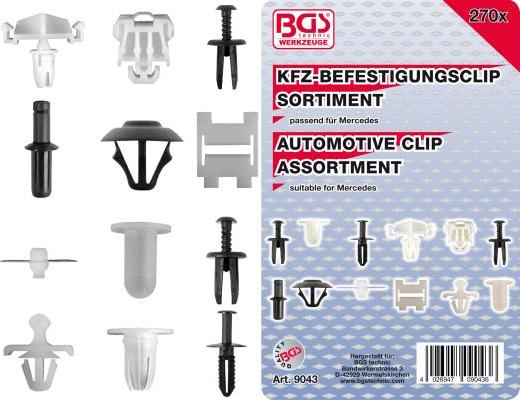 BGS 9043 - Kit clip d'arresto, Carrozzeria autozon.pro