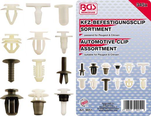 BGS 9051 - Kit clip d'arresto, Carrozzeria autozon.pro