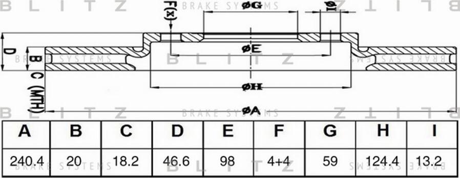 Blitz BS0465 - Discofreno autozon.pro