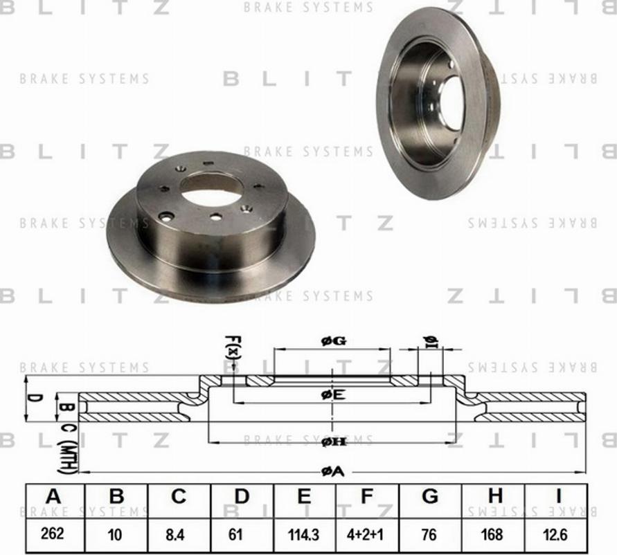 Blitz BS0190 - Discofreno autozon.pro