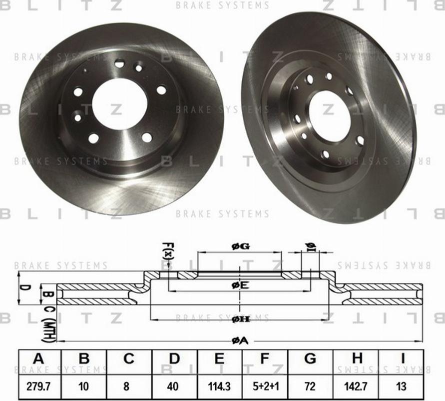 Blitz BS0192 - Discofreno autozon.pro