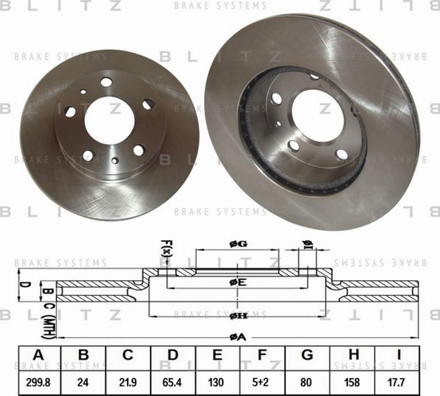 Blitz BS0148 - Discofreno autozon.pro