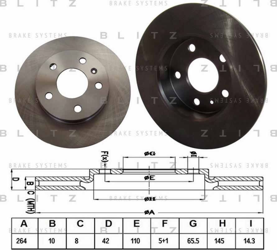 Blitz BS0159 - Discofreno autozon.pro