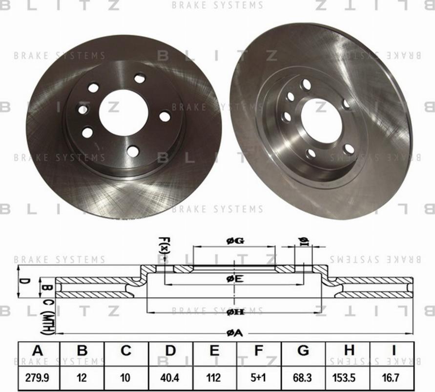 Blitz BS0157 - Discofreno autozon.pro