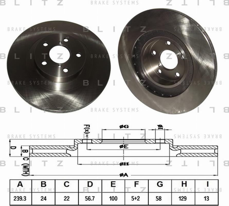 Blitz BS0166 - Discofreno autozon.pro