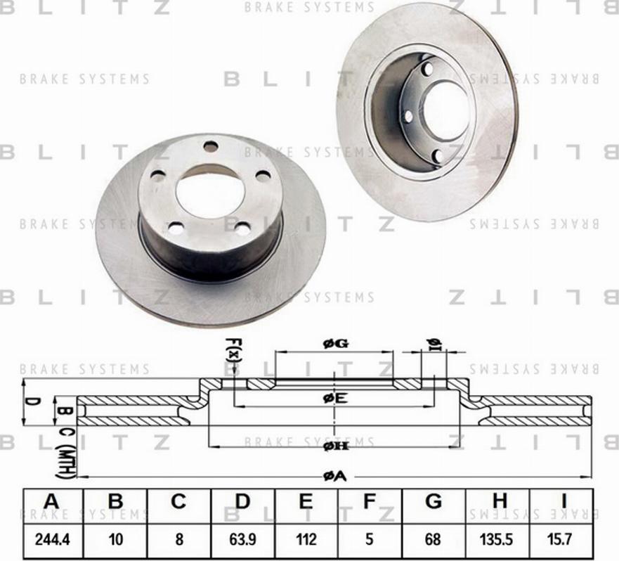 Blitz BS0106 - Discofreno autozon.pro