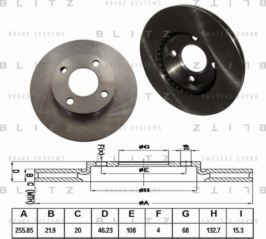 Blitz BS0101 - Discofreno autozon.pro