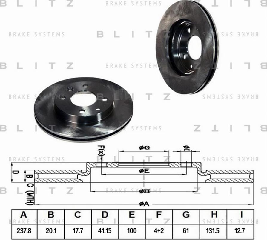 Blitz BS0108 - Discofreno autozon.pro