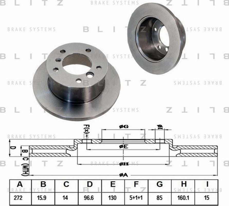 Blitz BS0119 - Discofreno autozon.pro