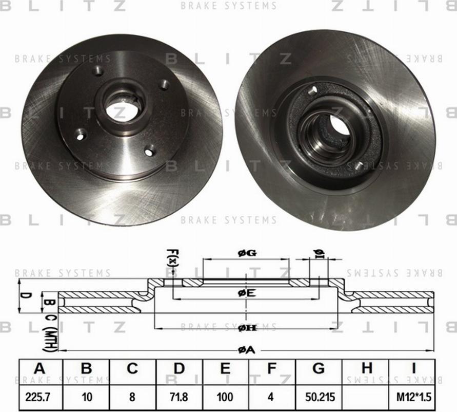 Blitz BS0114 - Discofreno autozon.pro