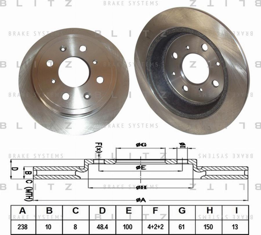 Blitz BS0116 - Discofreno autozon.pro