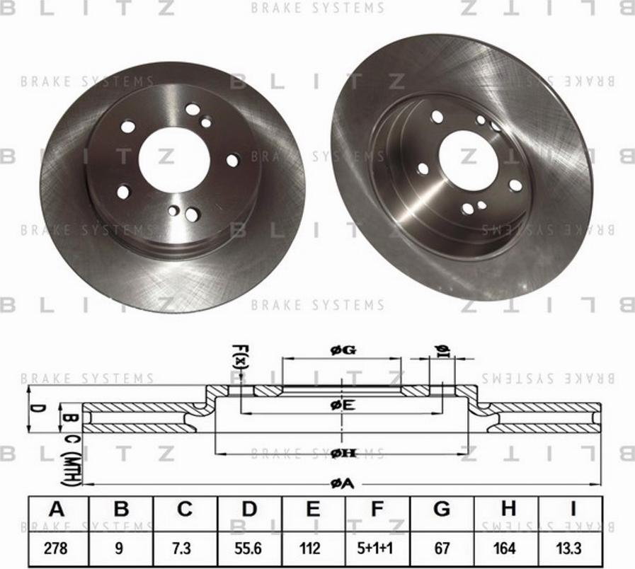 Blitz BS0111 - Discofreno autozon.pro