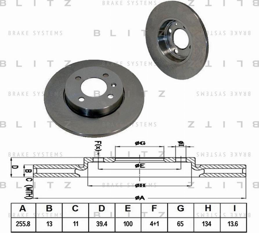 Blitz BS0113 - Discofreno autozon.pro