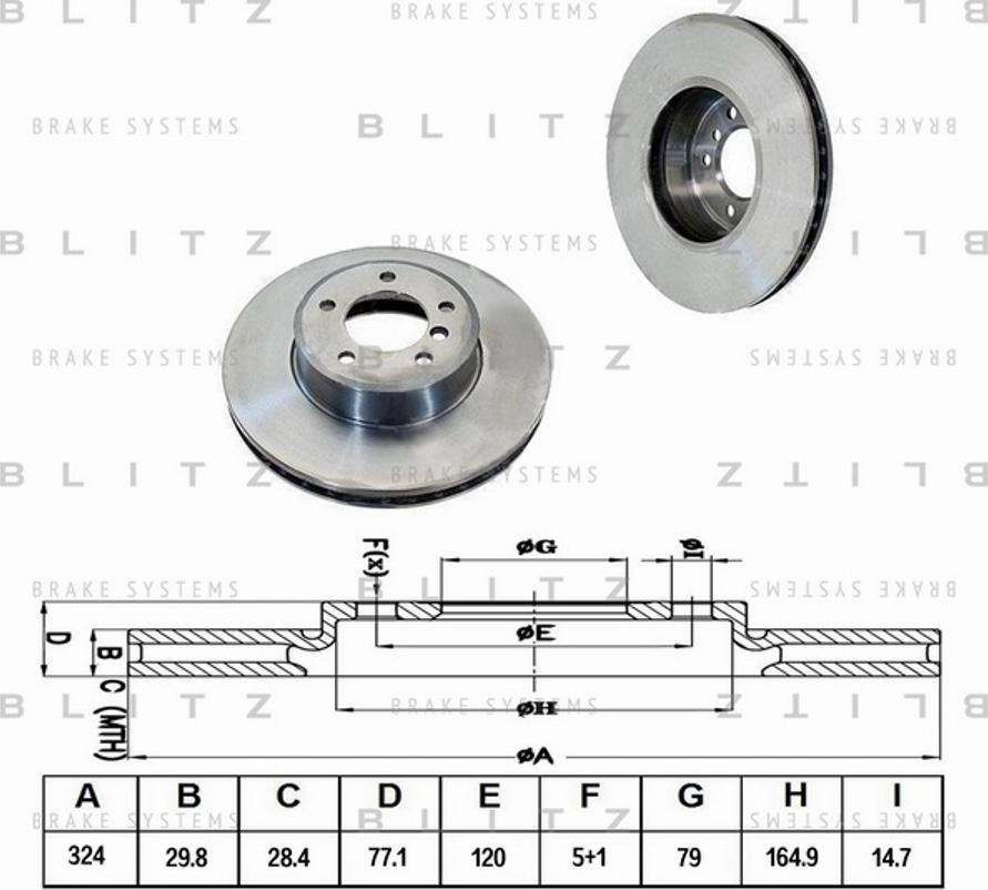 Blitz BS0189 - Discofreno autozon.pro