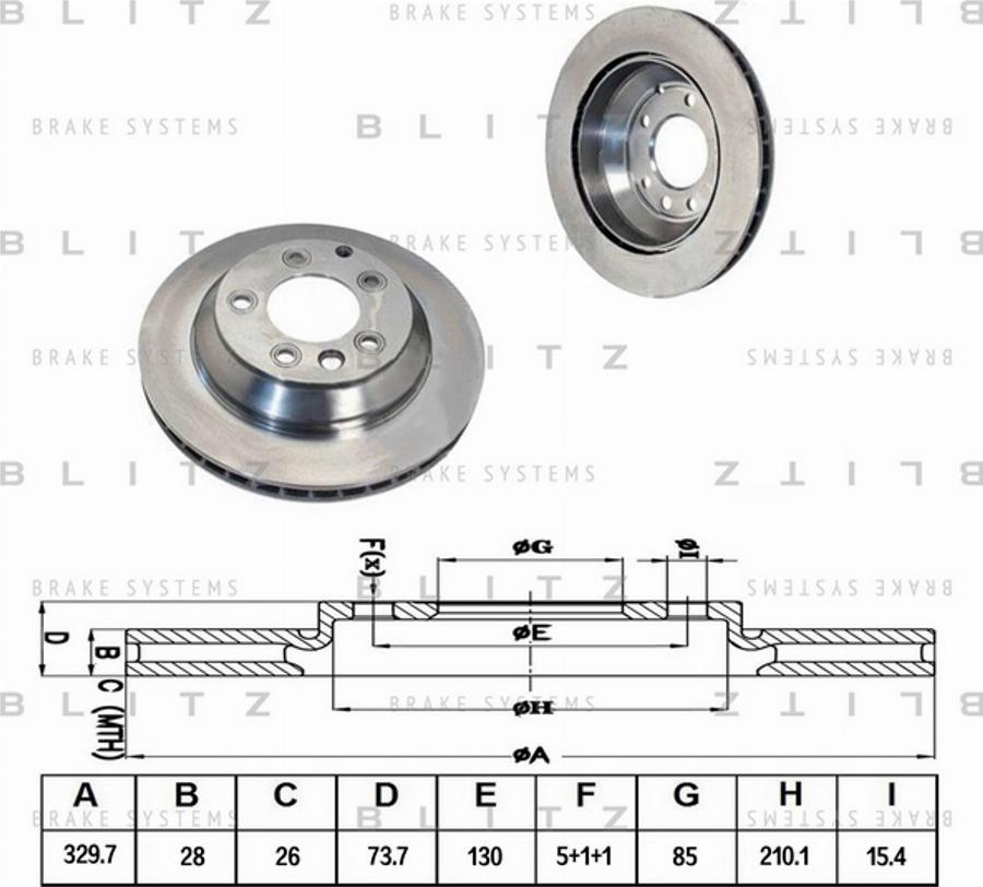 Blitz BS0184 - Discofreno autozon.pro