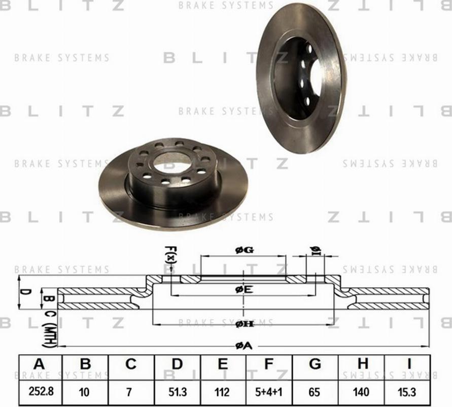 Blitz BS0186 - Discofreno autozon.pro