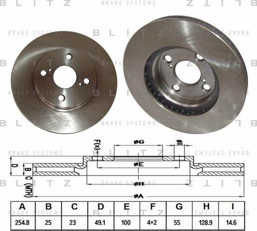 Blitz BS0180 - Discofreno autozon.pro