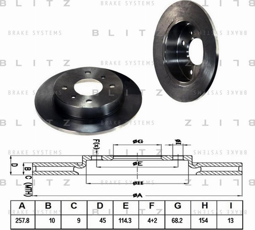 Blitz BS0131 - Discofreno autozon.pro