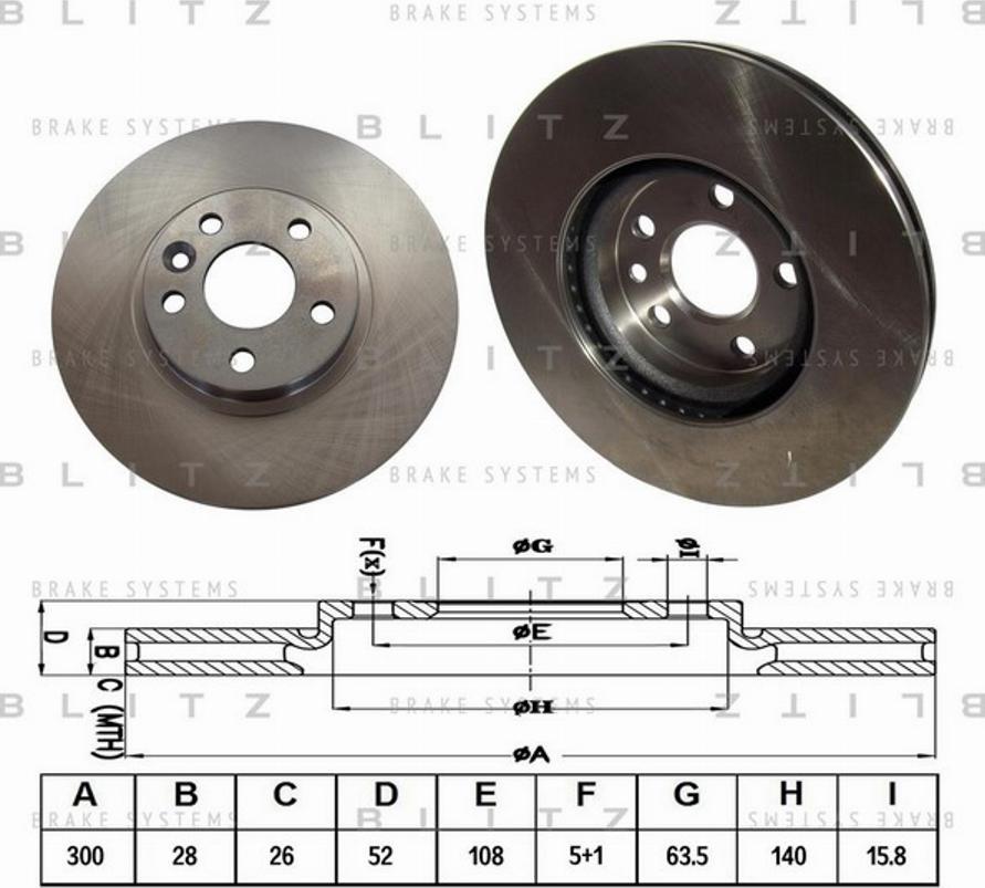 Blitz BS0340 - Discofreno autozon.pro