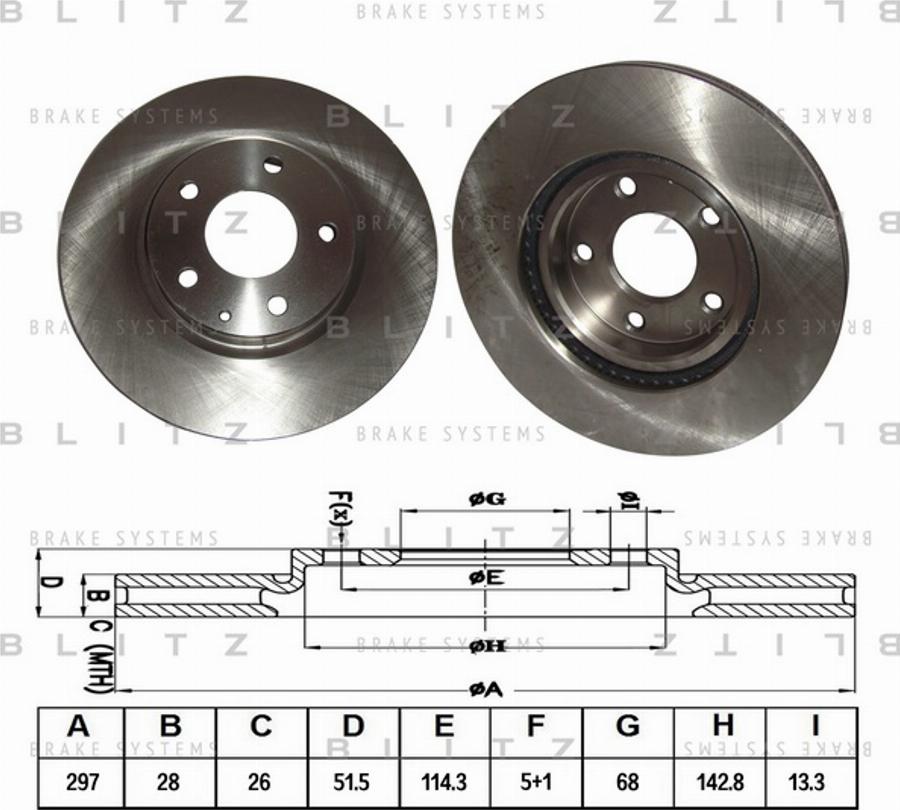 Blitz BS0348 - Discofreno autozon.pro