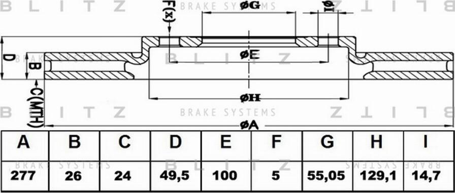 Blitz BS0368 - Discofreno autozon.pro